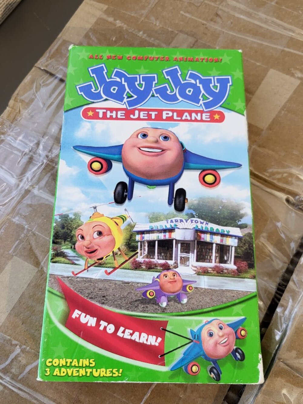 Jay Jay the Jet Plane - Fun to Learn VHS 2002 TESTED A++++ VINTAGE